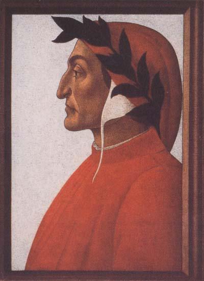 Sandro Botticelli Portrait of Dante Alighieri oil painting image
